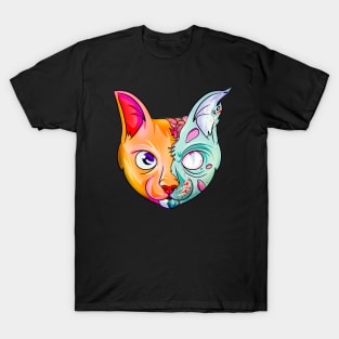 Undead Kitty Cat Zombie T-Shirt